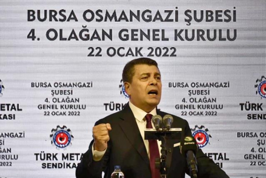 Türk Metal Sendikası Genel Başkanı Kavlak Bursa'da konuştu