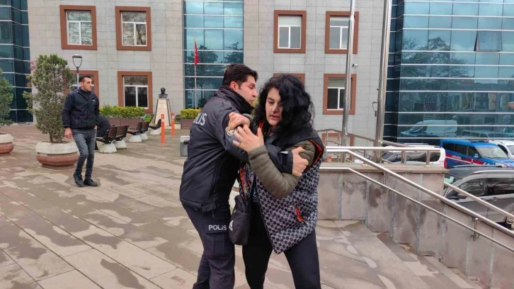 Bursa'da tutuklanan hırsız gazetecilere saldırdı