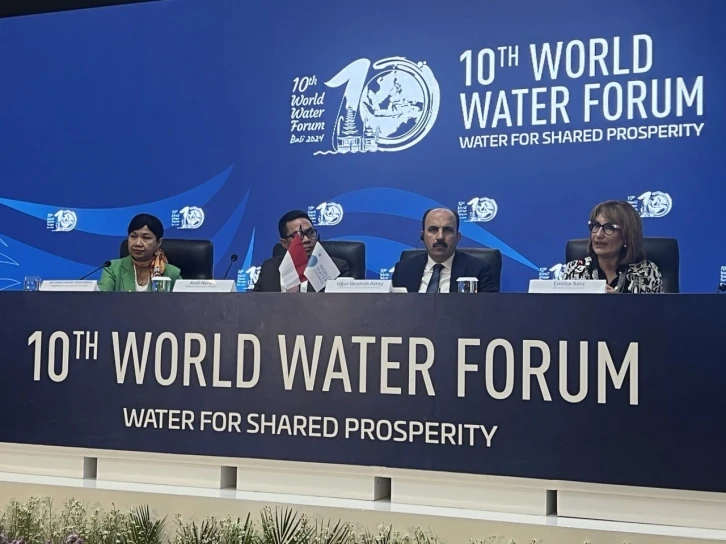 UCLG Başkanı Altay, 10. Dünya Su Forumu’nda su konusundaki adaletsizliğe, Gazze halkını su ve gıdadan mahrum bırakan soykırıma dikkat çekti
