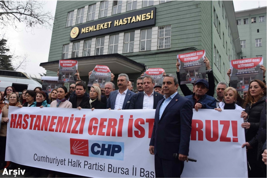 CHP Bursa'dan Sağlık Bakanı'na eleştiri 