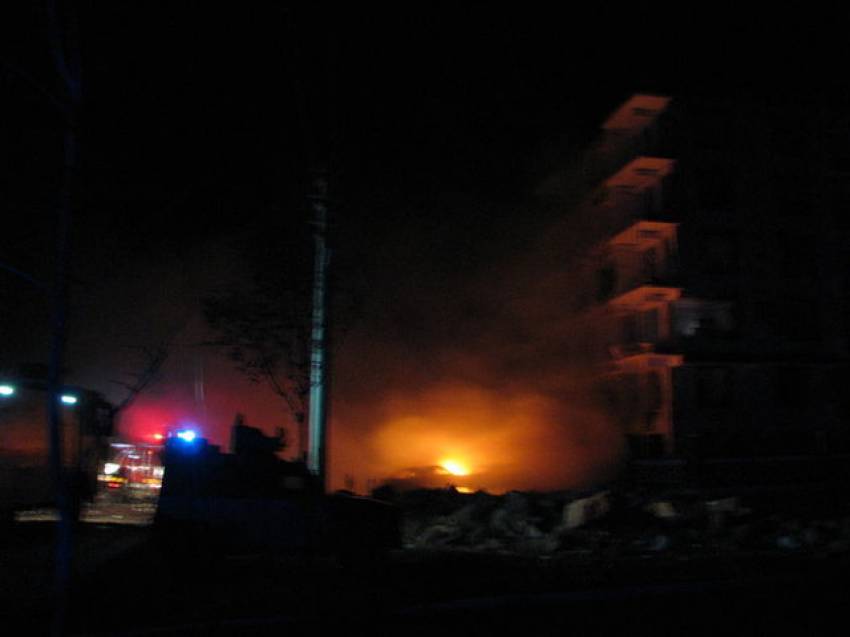 Viranşehir'de patlamadan ilk görüntüler