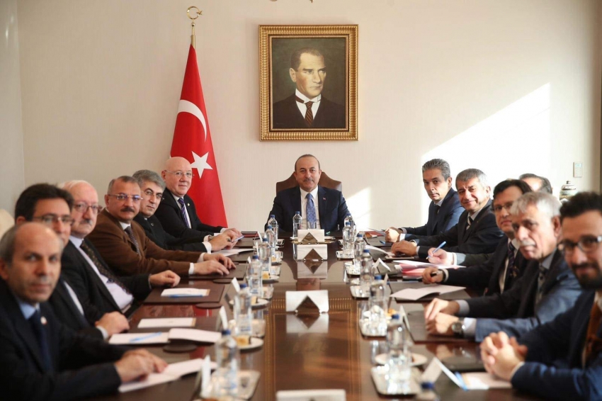 TGK Yönetimi, Dışişleri Bakanı Çavuşoğlu'nu ziyaret etti