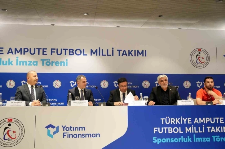Yatırım Finansman, Ampute Futbol Milli Takımı’na sponsor oldu
