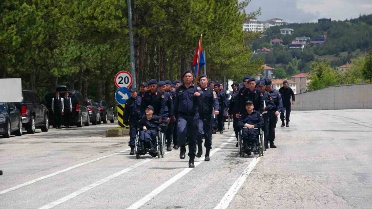 Yozgat’ta 38 engelli birey askerlik heyecanı yaşadı
