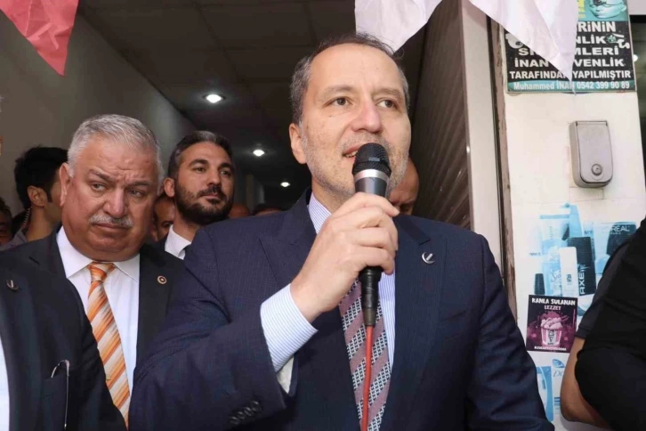 YRP Genel Başkanı Erbakan Viranşehir’de açılışlar yaptı
