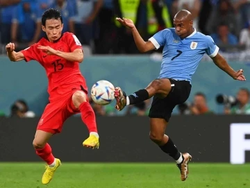 2022 Dünya Kupası: Uruguay: 0 - Güney Kore: 0

