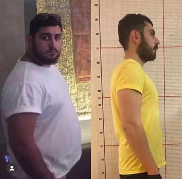 7 ayda 50 kilo verdi,  görenler tanıyamadı