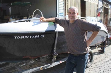 7 yıl önce başladığı balık tutkusu, tekne sahibi yaptı