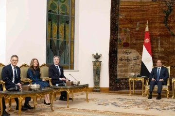 ABD Dışişleri Blinken, Mısır Cumhurbaşkanı es-Sisi ile görüştü
