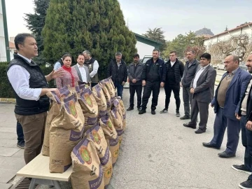 Afyonkarahisar 9 bin 250 gram korunga tohumu dağıtıldı
