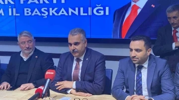 AK Parti Çorum İl Başkanı Ahlatcı milletvekili aday adayı oldu