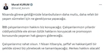 AK Parti İBB adayı Murat Kurum, İBB çalışanlarına yönelik açıklama yaptı
