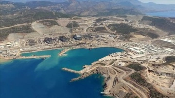 Akkuyu NGS'nin inşaat sahası havadan görüntülendi