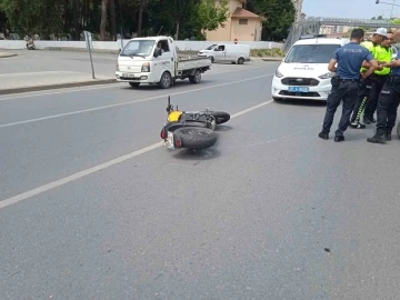 Alanya’da iki motosiklet çarpıştı; 1 yaralı
