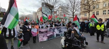 Almanya’da yılbaşı öncesi Filistin’e destek gösterisi
