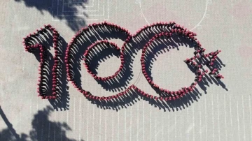 Amasya’da 400 öğrenci “100.Yıl Marşı&quot;nı seslendirdi
