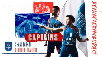 Anadolu Efes'te Shane Larkin kaptan Rodrigue Beaubois ise İkinci kaptan olarak seçildi