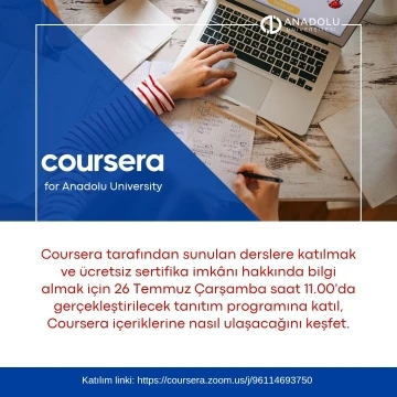 Anadolu Üniversiteliler bir çok sertifikaya ücretsiz erişecek
