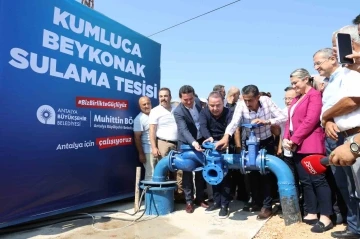 Antalya’da sulama birliklerinin elektrik maliyetlerinin yüzde 85’ini büyükşehir karşılıyor
