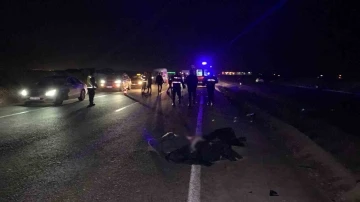Aracın çarpmasıyla 25 metre sürüklenen yabancı uyruklu yaya hayatını kaybetti
