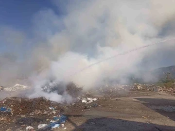 Arsuz’da çöplük yangını
