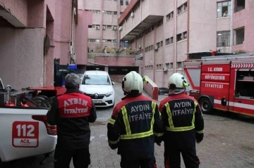 Aydın Devlet Hastanesi’nde yangın paniği
