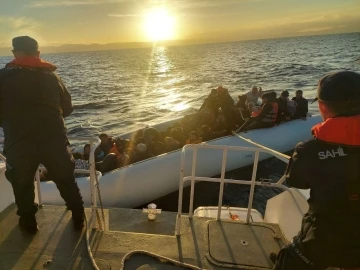 Ayvalık’ta Sahil Güvenlik’ten düzensiz göçmen operasyonu

