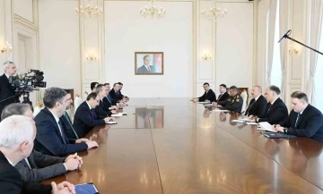 Azerbaycan Cumhurbaşkanı Aliyev, Savunma Sanayii Başkanı Görgün’ü kabul etti
