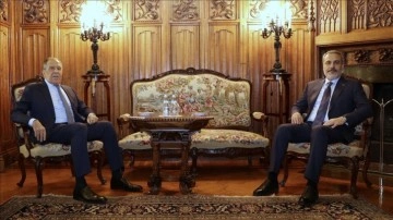 Bakan Fidan ve Lavrov, Moskova'da gerçekleştirecekleri görüşme öncesi değerlendirmelerde bulund