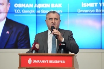 Bakan Osman Aşkın Bak: “Büyükşehir Belediyesi spor anlamında İstanbul’a hiçbir şey yapmadı”
