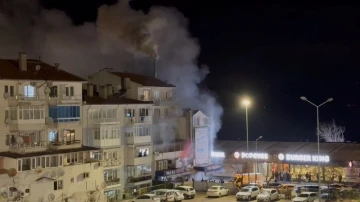 Bursa Mudanya'da bulunan balıkçı restoranında korkutan yangın