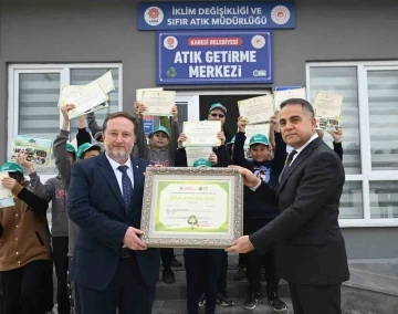 Balıkesir’de Sıfır Atık belgesi alan ilk Belediye Karesi oldu
