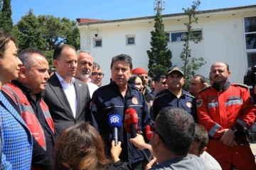 Başkan Aras Koordinesinde ekipler teleferik kazasında görev aldı
