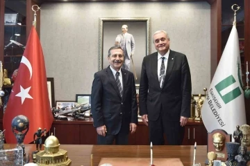 Başkan Bakkalcıoğlu’dan, Başkan Ataç’a ziyaret
