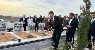 Başkan Tutdere’nin ilk ziyareti mezarlık oldu
