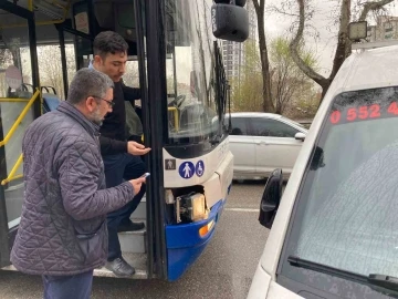 Başkent’te EGO otobüsünün şoförü trafikteki tartışmada aracı metrelerce sürükledi
