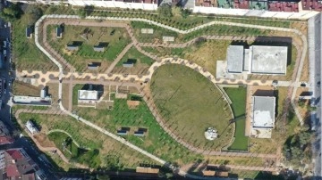 Bayrampaşa'daki 45 bin metrekarelik millet bahçesinin yapımında sona gelindi