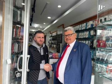 BBP Milletvekili Adayları Kemal Akyıldız ve Hasan Uslu esnafları ziyaret etti
