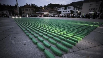 Bosna Hersek'teki Srebrenitsa Anıt'ının açılışının 20'nci yılında tören düzenlendi