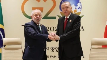 Brezilya Devlet Başkanı Lula da Silva, Cumhurbaşkanı Erdoğan ile görüşmesini paylaştı