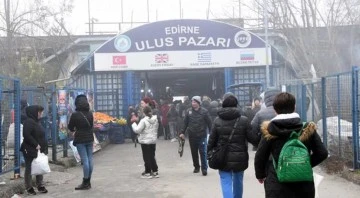 Bulgar turistler, Edirne'ye akın etti