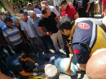 Burdur’da otomobille çarpışan motosiklet sürücüsü yaralandı
