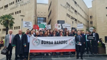 Bursa Barosu'ndan protesto 