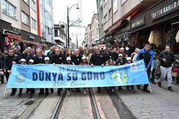 Bursa Büyükşehir Belediyesi &quot;22 Mart Dünya Su Günü&quot; yürüyüşü