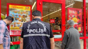 Bursa'da bir markete pompalı tüfekle saldırı 