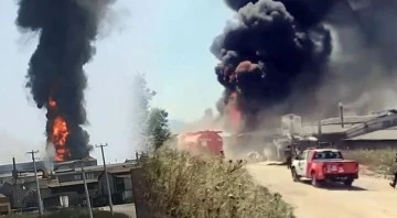 Bursa’da fabrika yangını