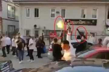 Bursa'da gelin alma töreninde pompalı tüfekler arka arkaya patladı