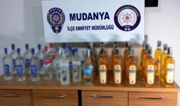 Bursa'da kaçak alkol ele geçirildi 