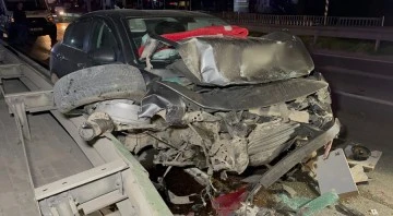 Bursa'da korkunç kaza: 1 ölü 2 yaralı 