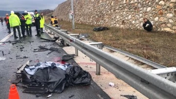 Bursa'da korkunç kaza: 4 ölü 7 yaralı